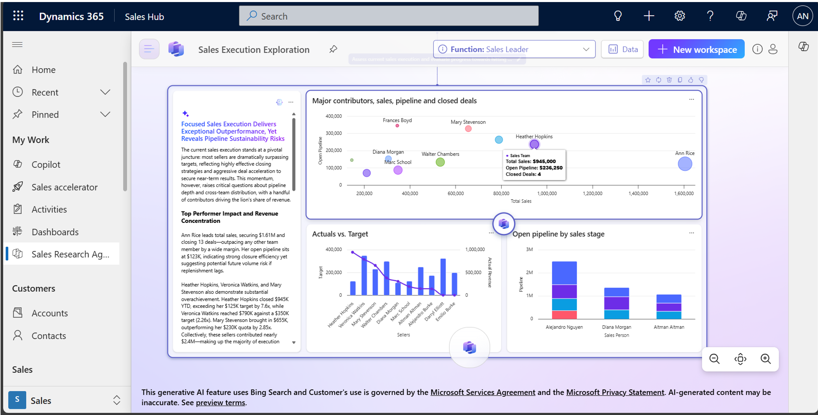 Dynamics 365 Sales Research Agent: Get Answers Without Writing Reports